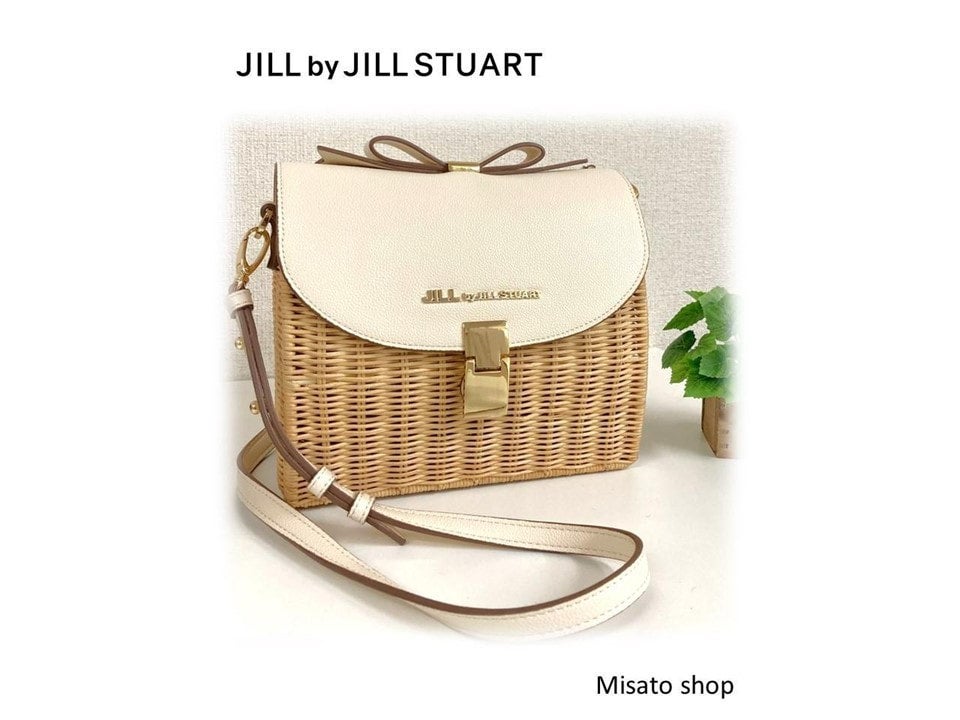 ショルダーバッグ かごバッグ ラタン ジルスチュアート 夏