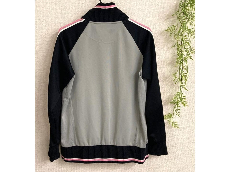 NIKE - Nike Dri-FIT ジャージ M グレー/ピンク　美品　レディース　ナイキ Nike Dri-FIT ジャージ M グレー/ピンク 美品 レディース ナイキ
